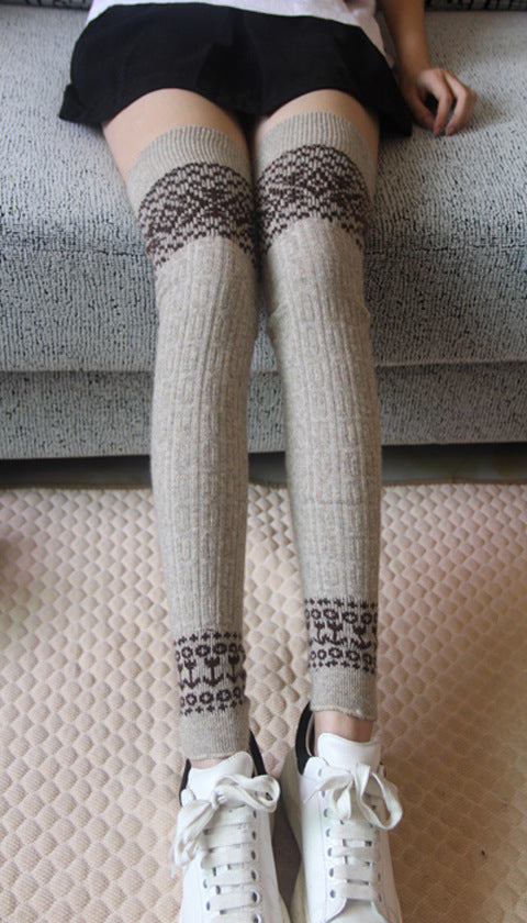Autumn And Winter Warm Pile Foot Socks