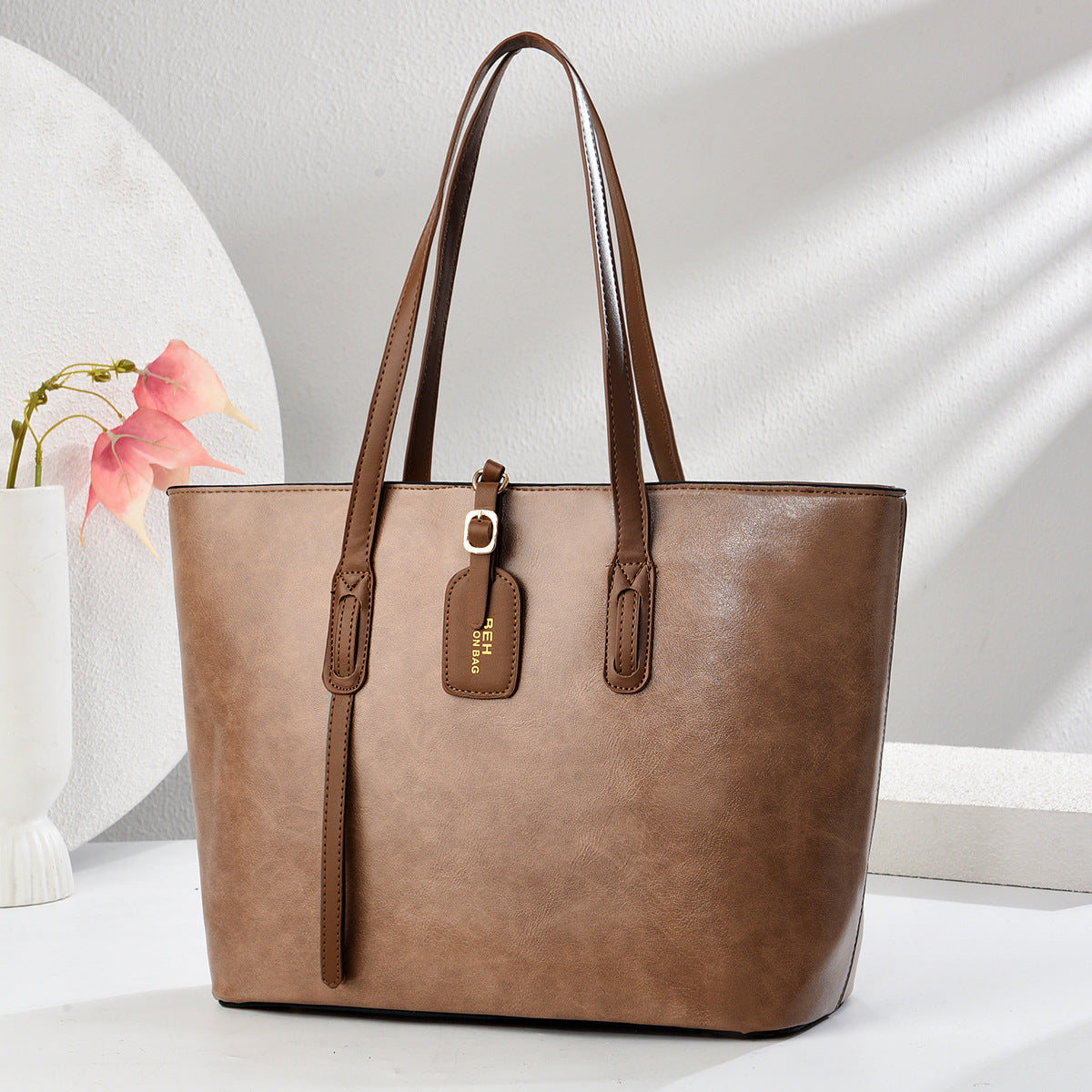 Leather Pattern Shoulder Messenger Bag Versatile High Quality Handbag