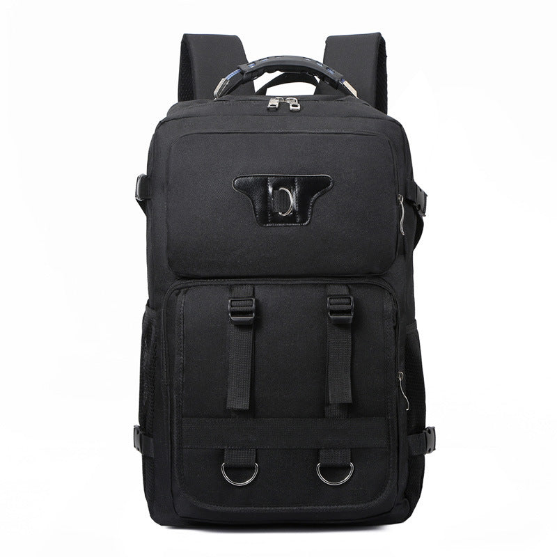 Men's Multi-functional Canvas Backpack With Large Capacity