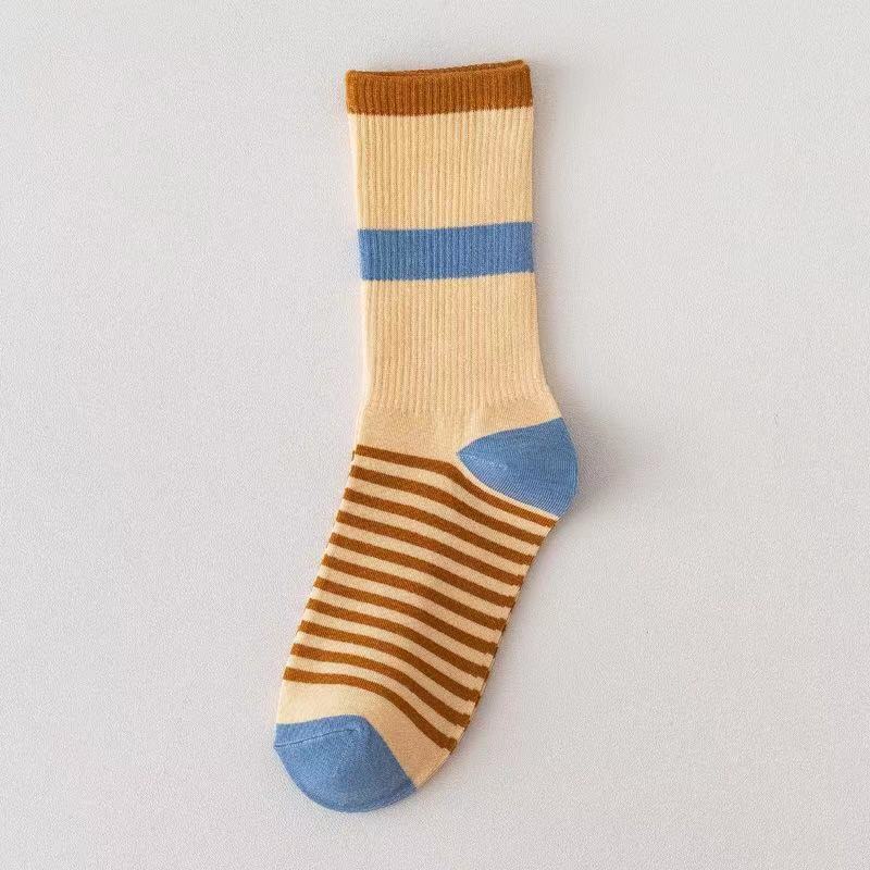 Women's Mid Tube Pure Cotton Fleece Socks
