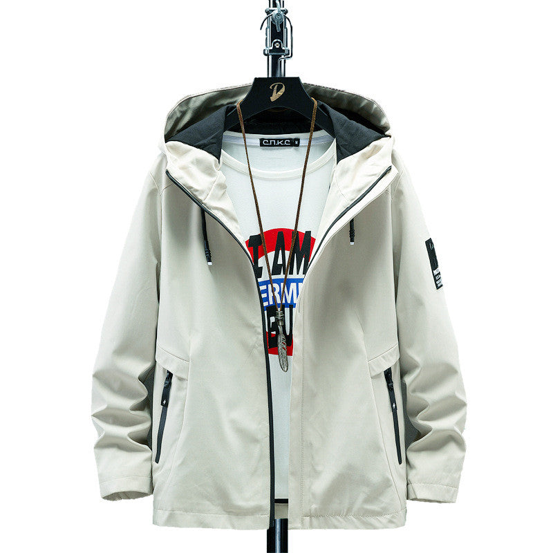 Men's Loose All-match Hooded Jacket