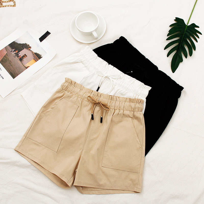 Women's loose high waist shorts