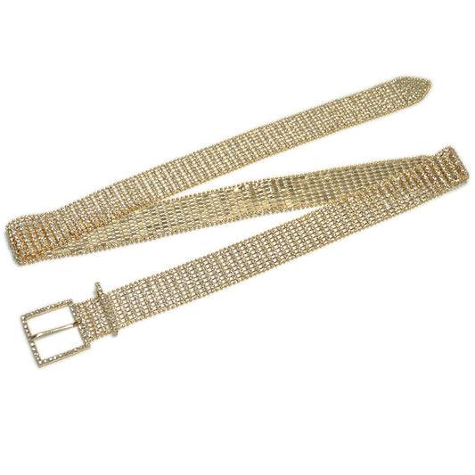 Eight-row Bright Diamond and Crystal Diamond Belt Chain
