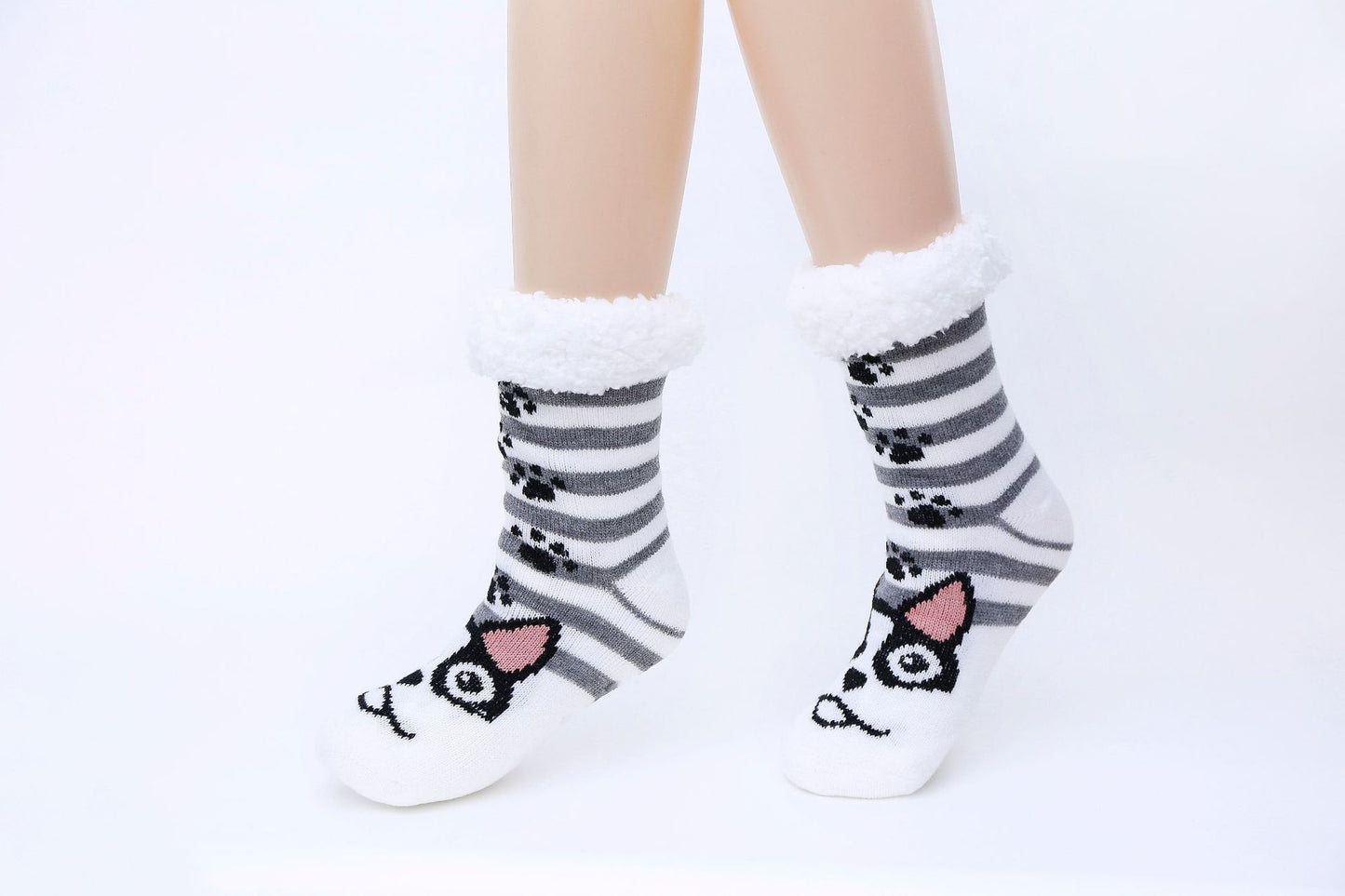 Lamb cashmere in tube socks