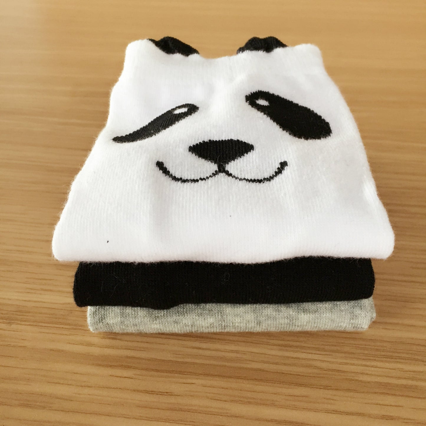 Cartoon Black And White Grey Candy Bar Socks
