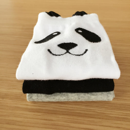 Cartoon Black And White Grey Candy Bar Socks
