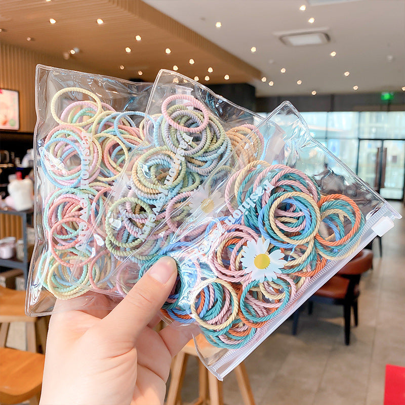 Girl Princess Color Head Hair Tie Rubber Band