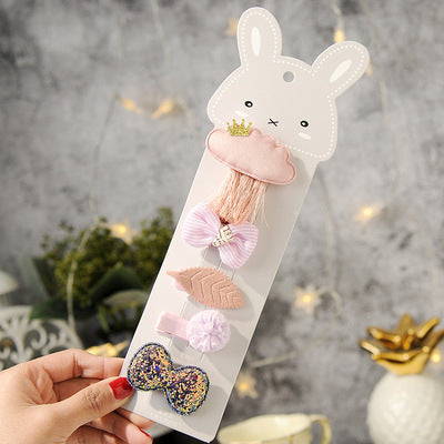 Children's small hairpin crown headdress
