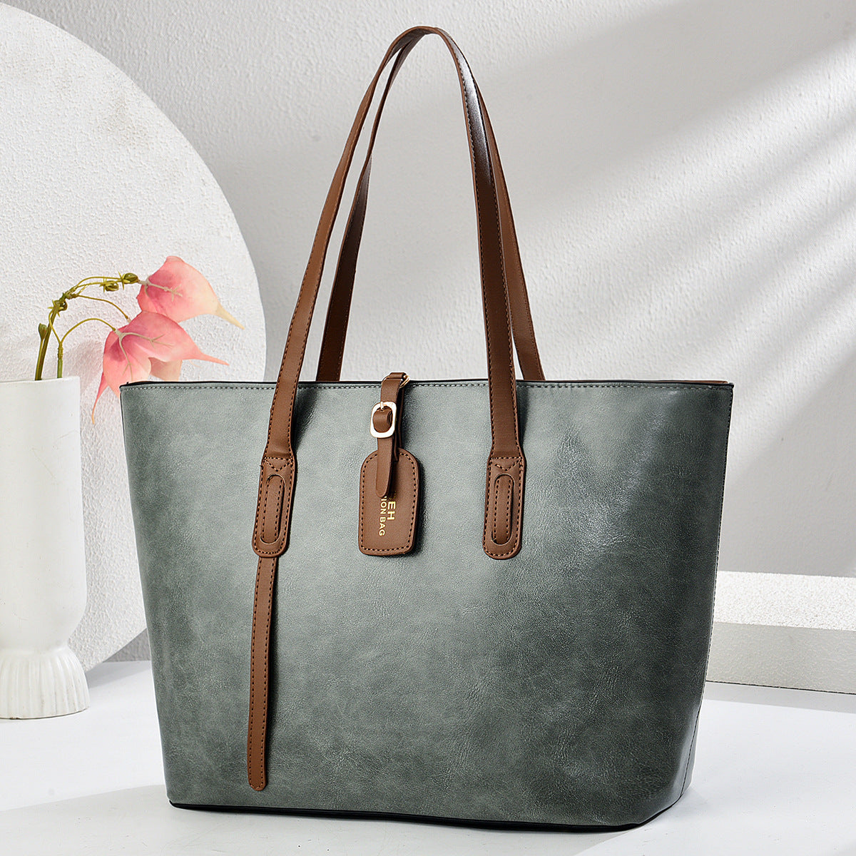Leather Pattern Shoulder Messenger Bag Versatile High Quality Handbag