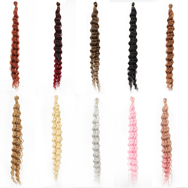 Paryk til kvinder, krøllet hår, snoninger, fletninger, dreadlocks, hestehale-paryk