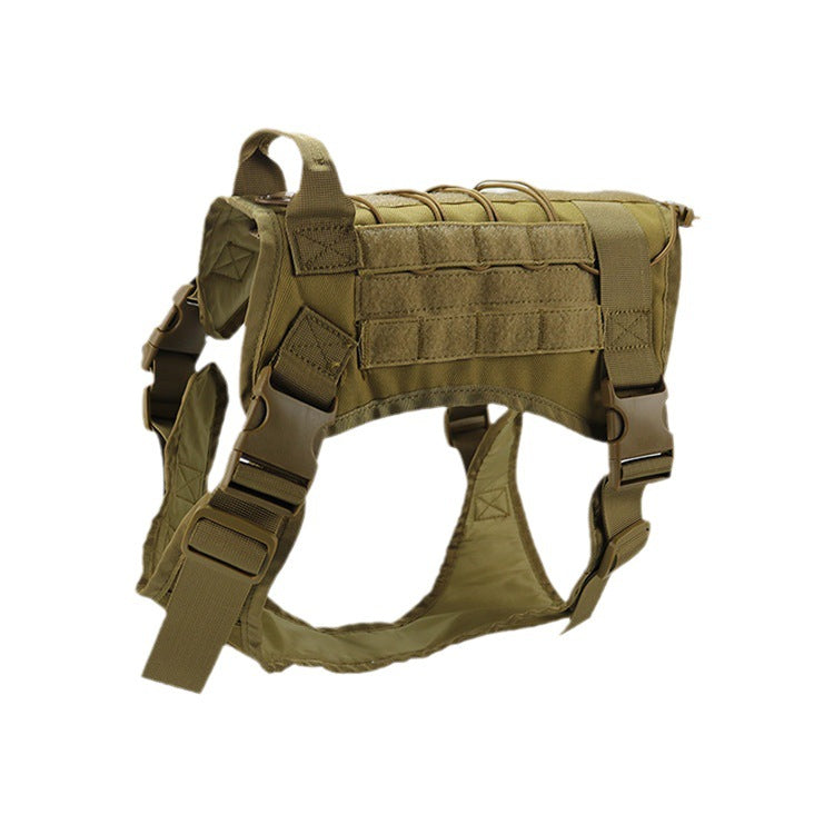 Large Dog Adjustable Camouflage Tactics Hand Holding Rope Nylon Strap