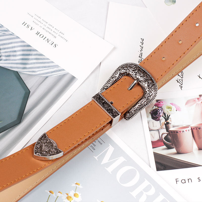 Pin buckle belt