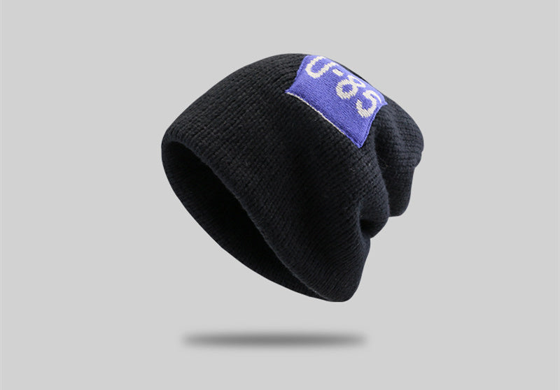Women's Large Head Circumference Warm Knitted Hat