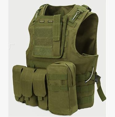 Outdoor sports amphibious tactical vest Ma Bing combat carabiner multi-function special heart Tactical equipment