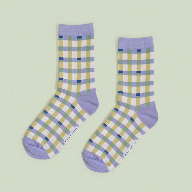 Mid-tube female socks