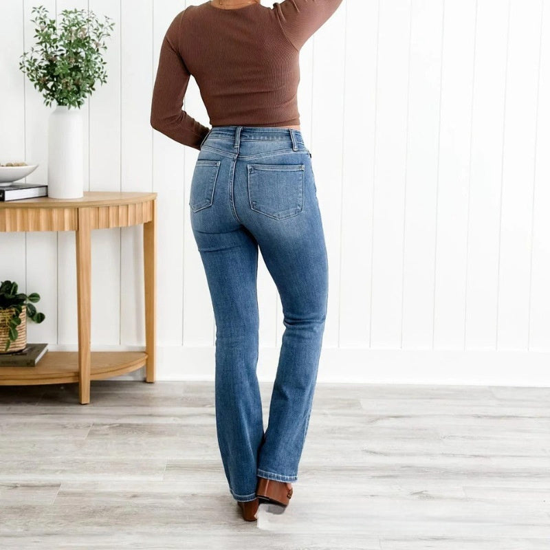 Fashion Plus Size Elastiske Slim-fit Jeans