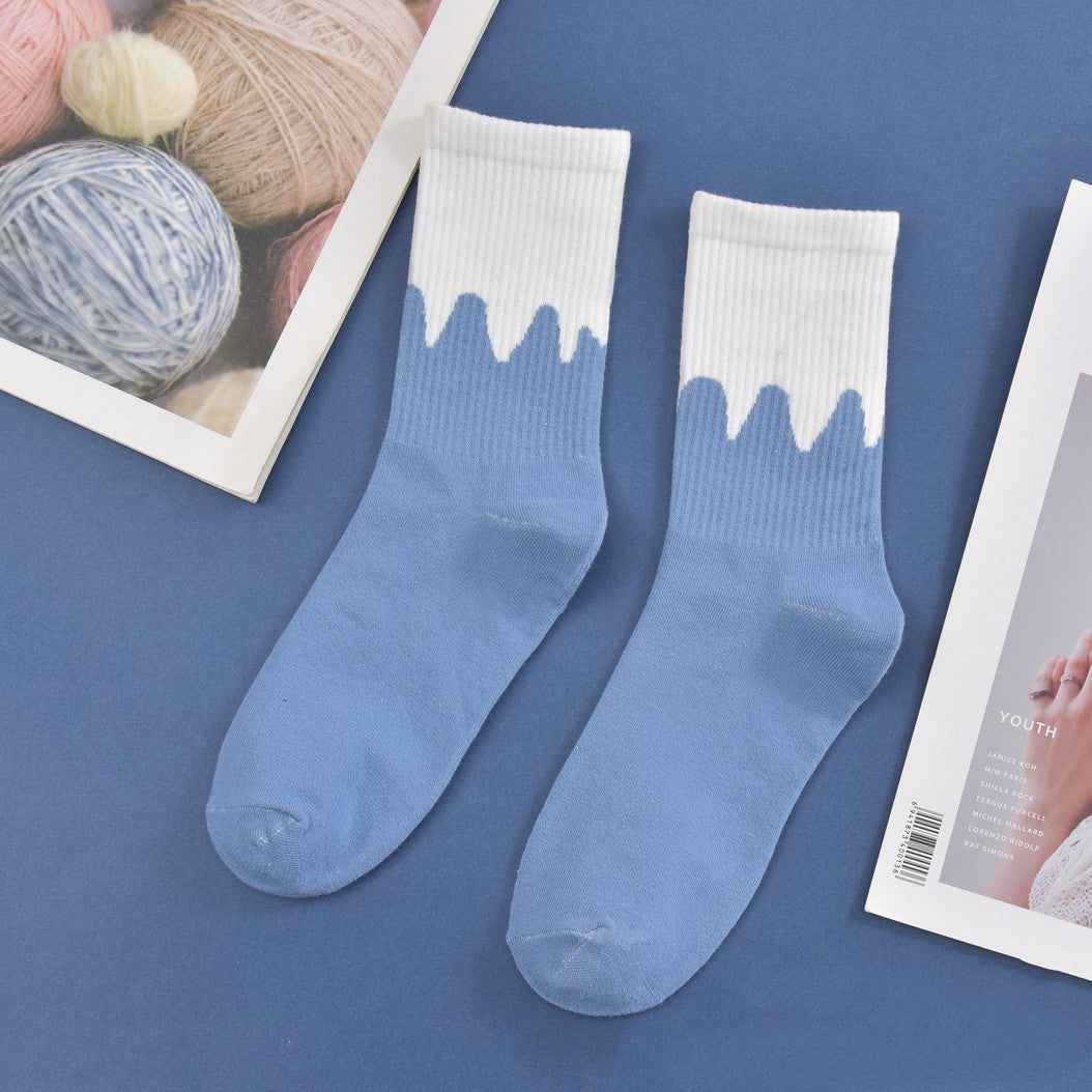 British women's cotton socks