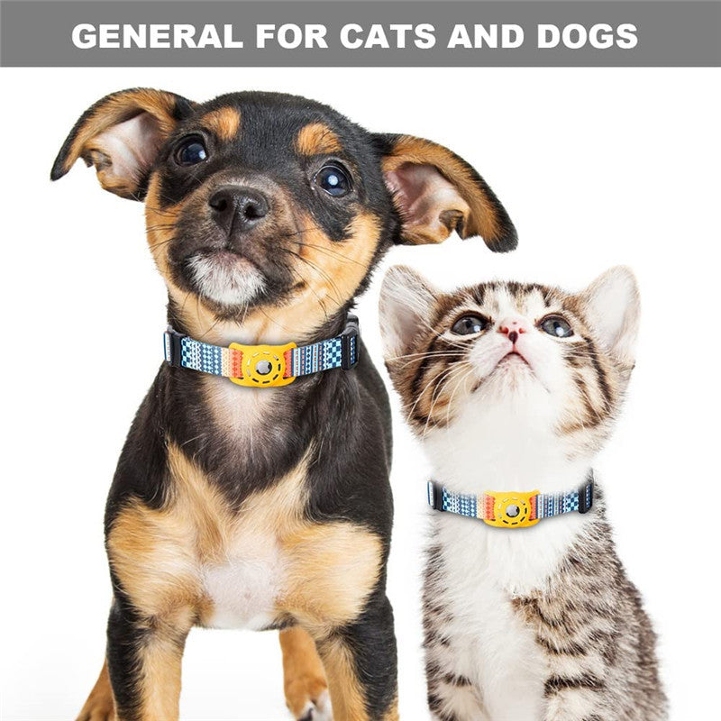 Dog And Cat Digital Print Collar