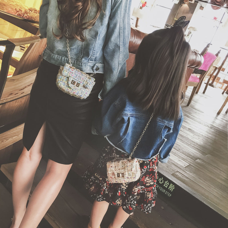 New Winter Bag All-match Mini Small Bag Fashion Shoulder Bag Messenger Bag Female Parent