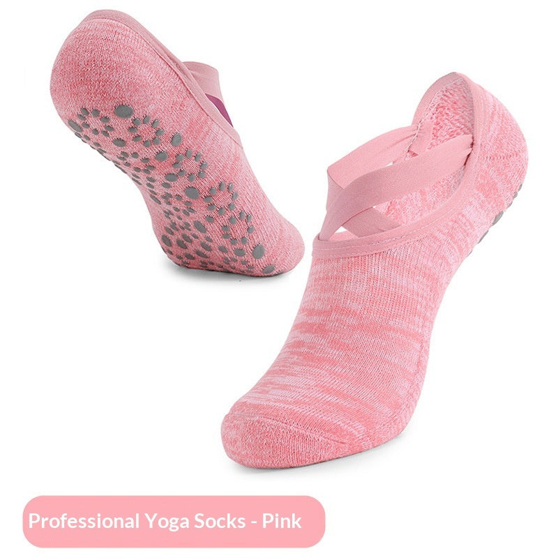 Indoor Fitness Silent Pilates Women's Professional Anti-slip Dance Socks
