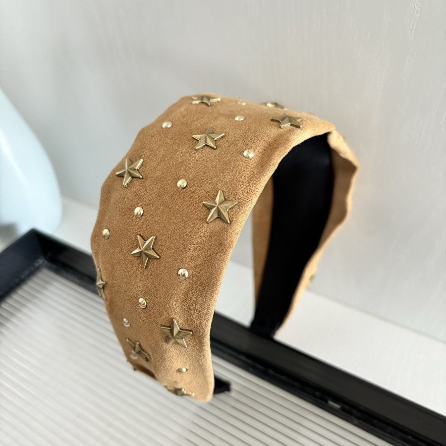 New Headband Female XINGX Rivet Headband Simple All-match