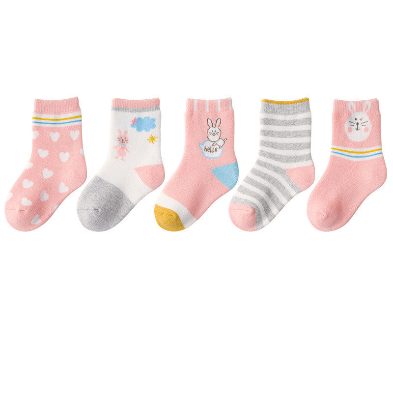 Autumn And Winter Baby Cotton Padded Socks