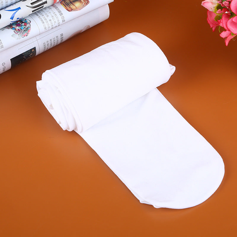 Velvet Color Pantyhose, Large Stretch, Large Size Base Socks
