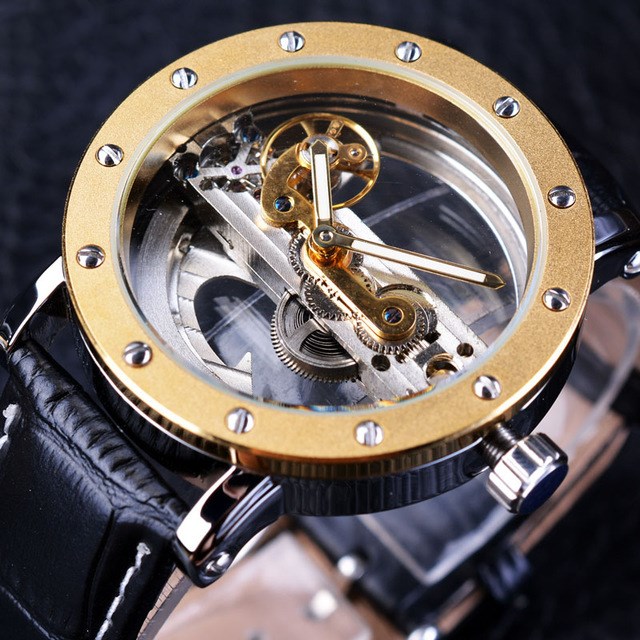 Fashion Double-Sided Hollow Men's Mechanical Watch