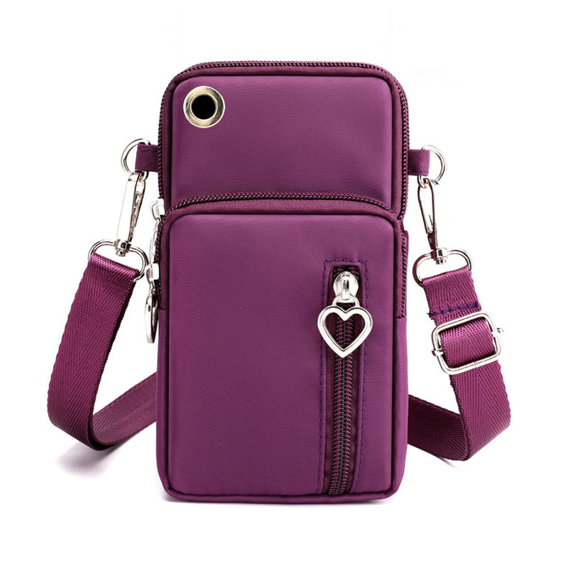 Dame Mode Afslappet Ensfarvet Crossbody Taske