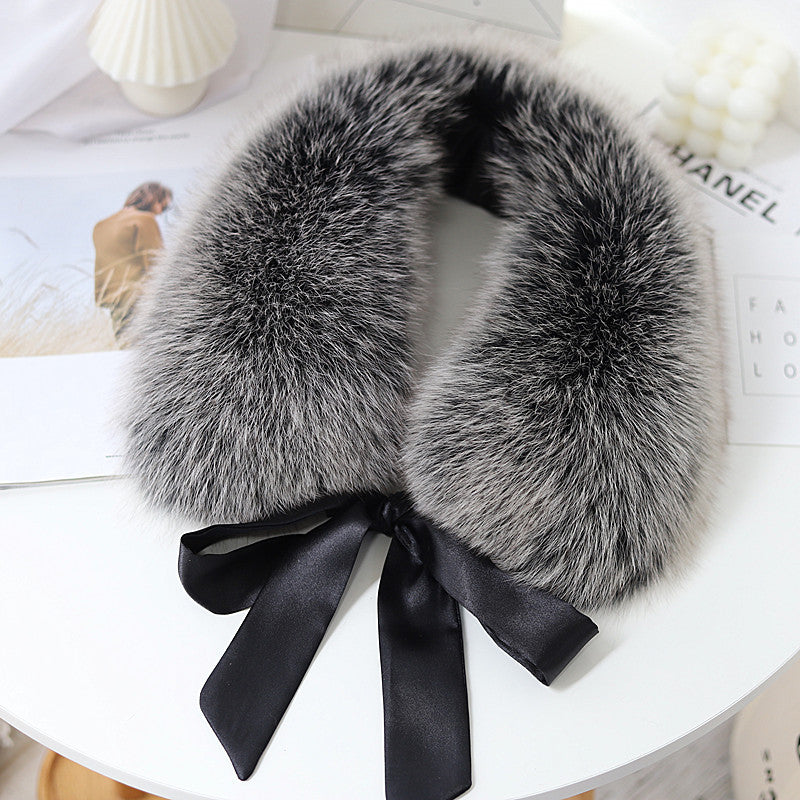 Ladies Winter Detachable Fur Collar