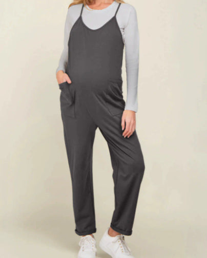 Women's Pocket Sling Adjustable Buckle Jumpsuit