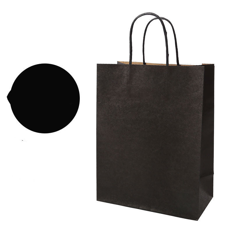 Bagt kraftpapirspose, håndholdt