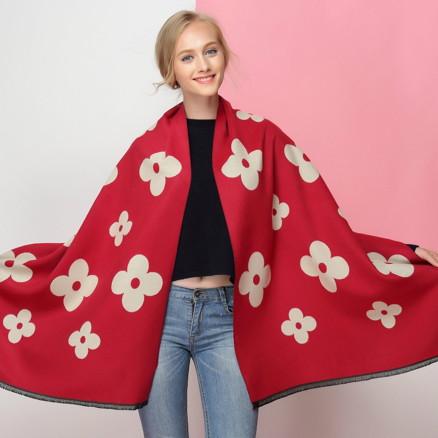 Women's air conditioning warm shawl