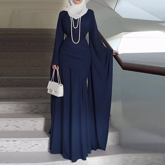 Womens Stylish Fitted Mid-length Long-sleeve Dress