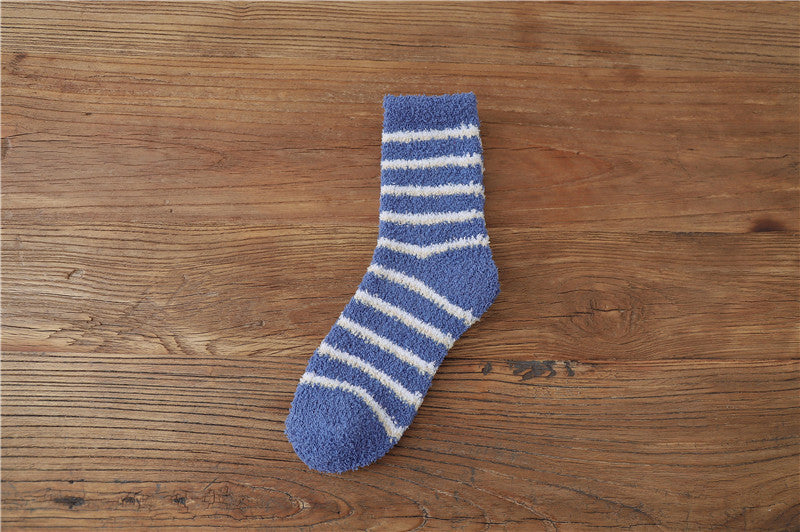 Coral fleece home sleep socks