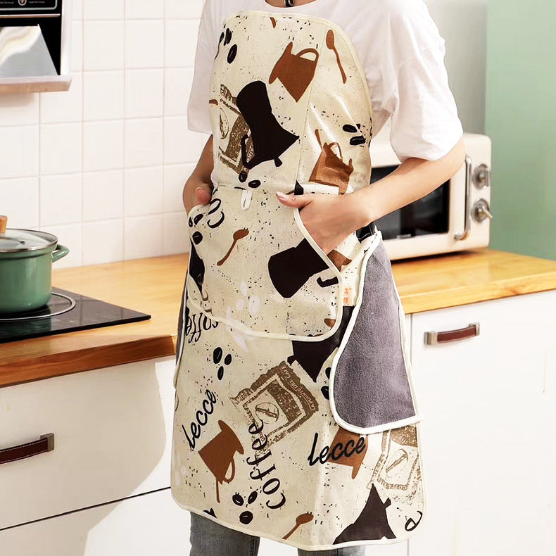 Waterproof and oil drain apron