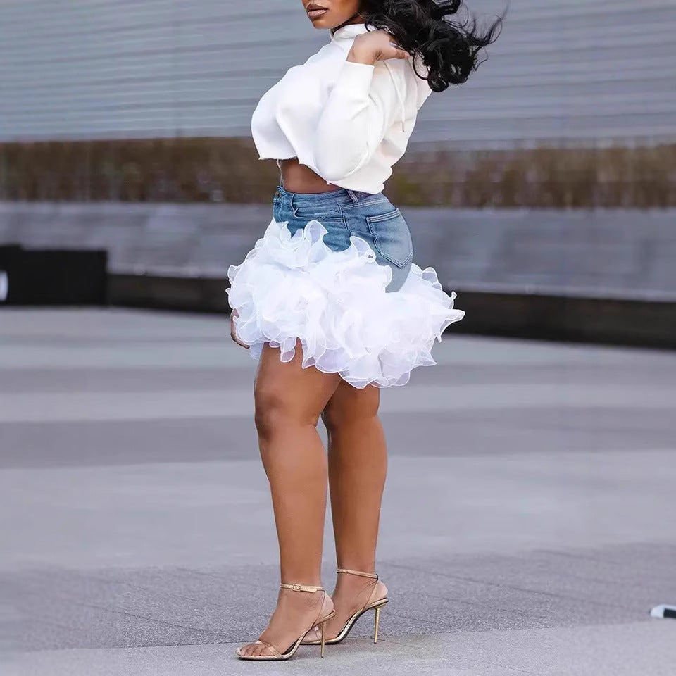 Plus Size Women's European And American Short Skirt