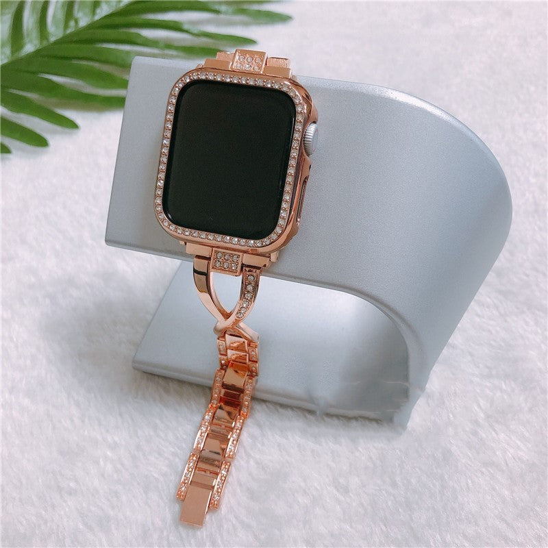 Thin wrist metal watchband case
