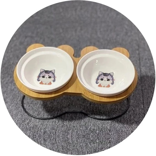 Fashion High-end Pet Bowl Various Cartoon