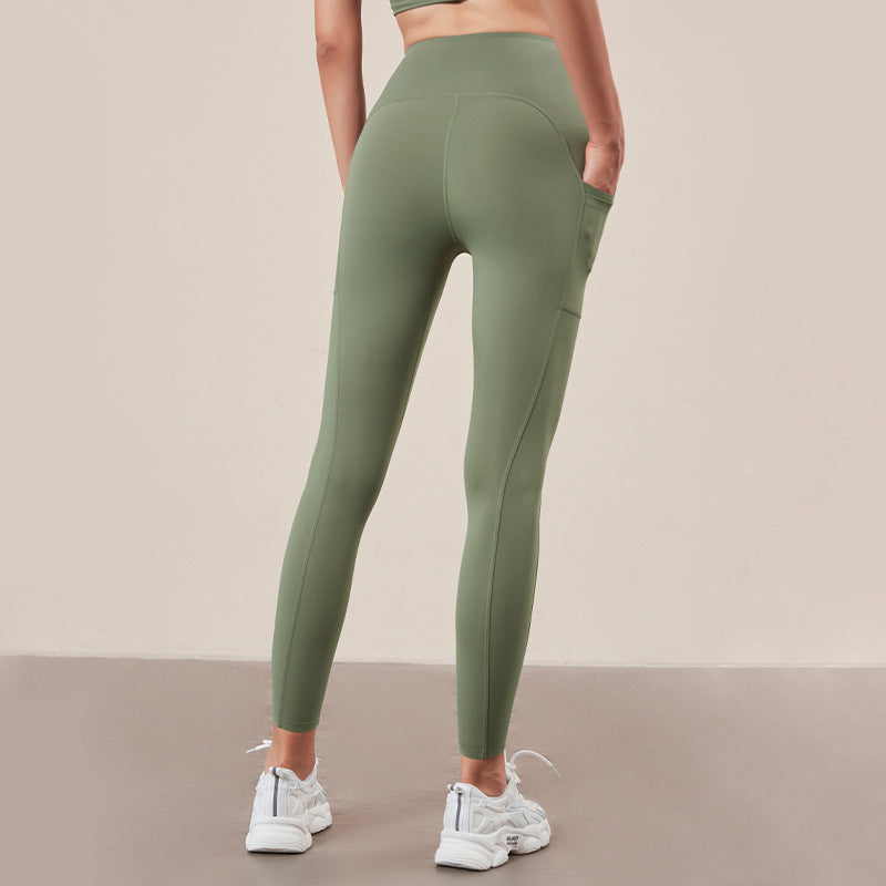 Women's Seamless Tight High Waist Hip Lift Sports Fitness Pants