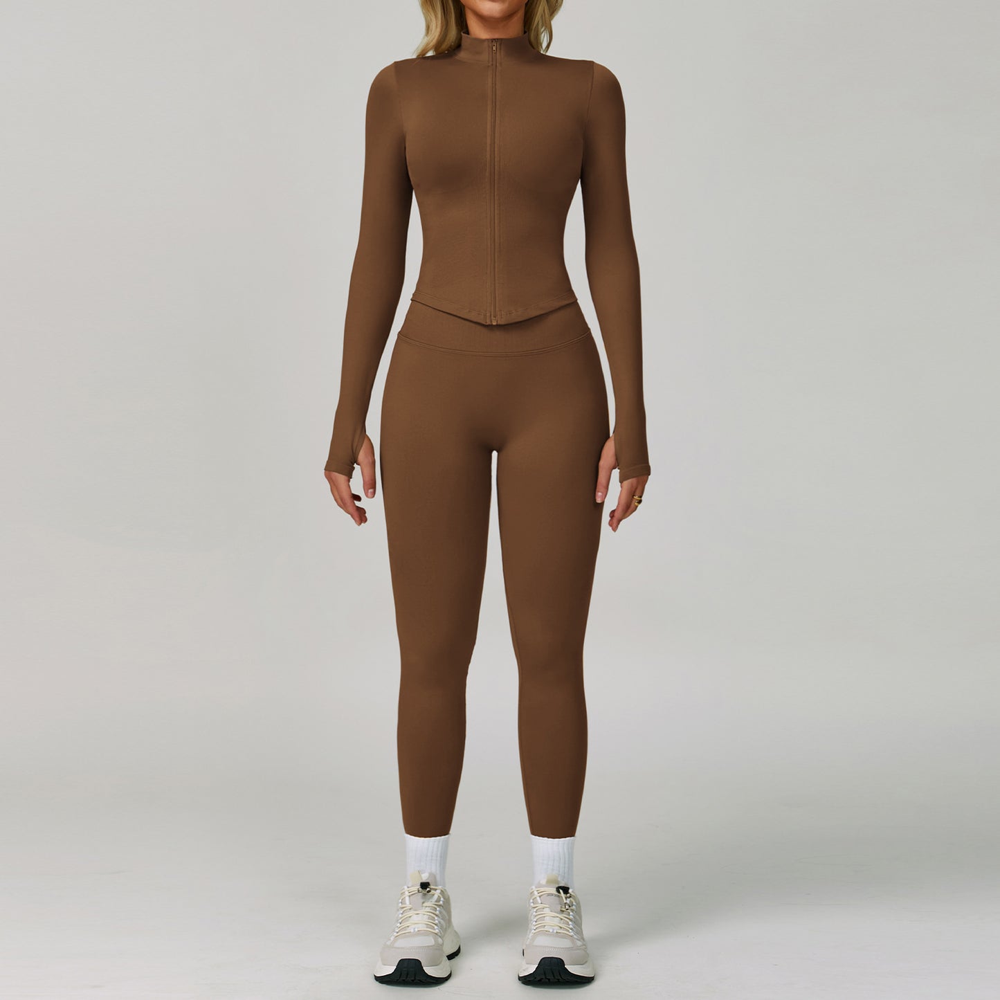 Women's Casual Seamless Tight Yoga Suit