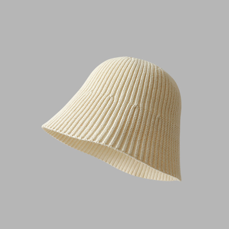 Girls' Solid Color Woven Bucket Hat