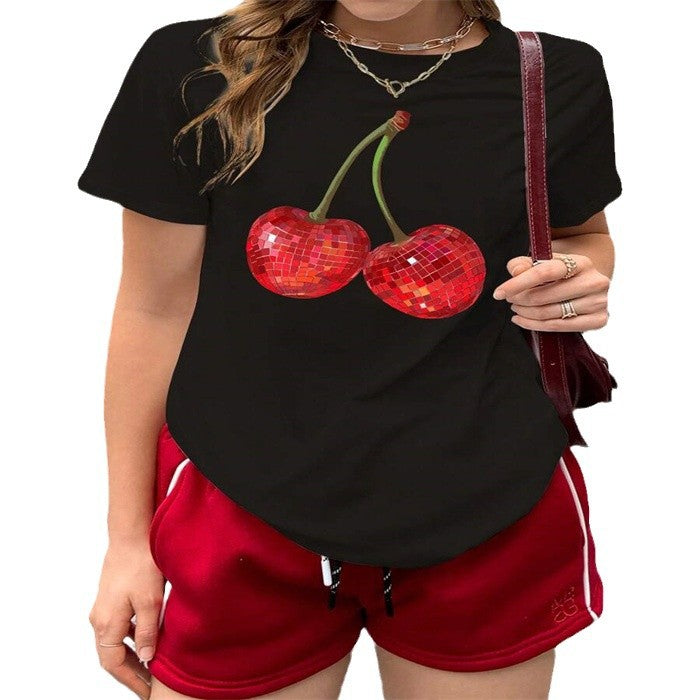 Women's T-shirt Printing Cute Fashion
