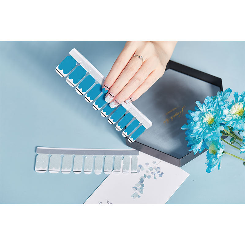 European And American Cross-border Tearable Color Nail Stickers