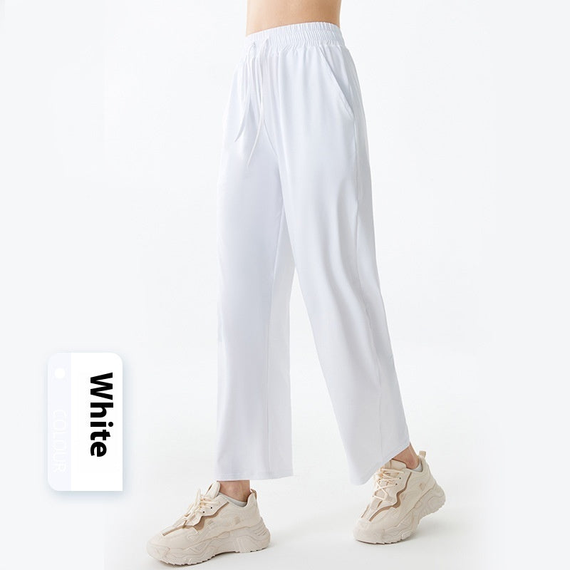 Slim Fit Breathable High Waist Workout Trousers