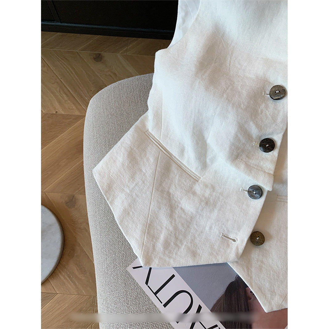 Old Women's Fashionable Elegant Sleeveless Vest