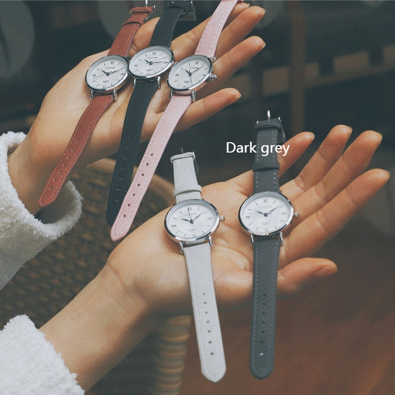 Korean Version Simple Artistic Retro To Couple Quartz Watch