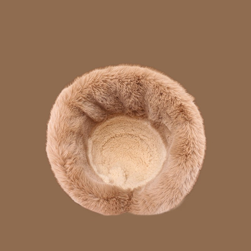 Plush Fisherman Hat For Warmth And Ear Protection In Winter