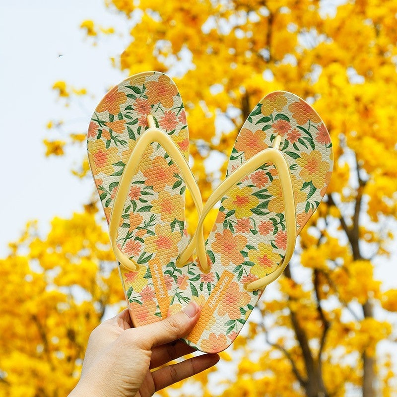Flip Flops Non-slip Slippers For Outer Wear