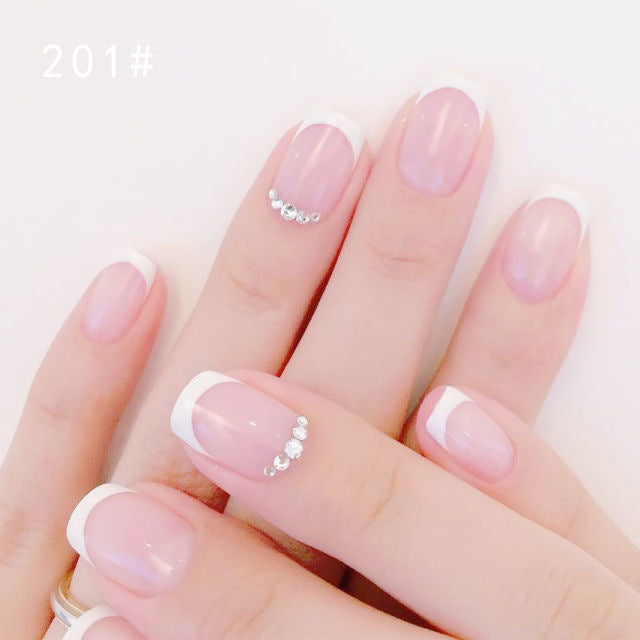 Glue Type Wear Bridal Finished Nail Art Fake